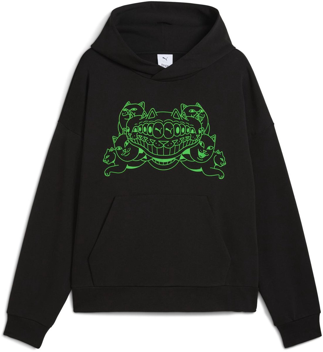 PUMA SWEATSHIRT X RIPNDIP BOXY GRAPHIC TR 63241401 r L Groen