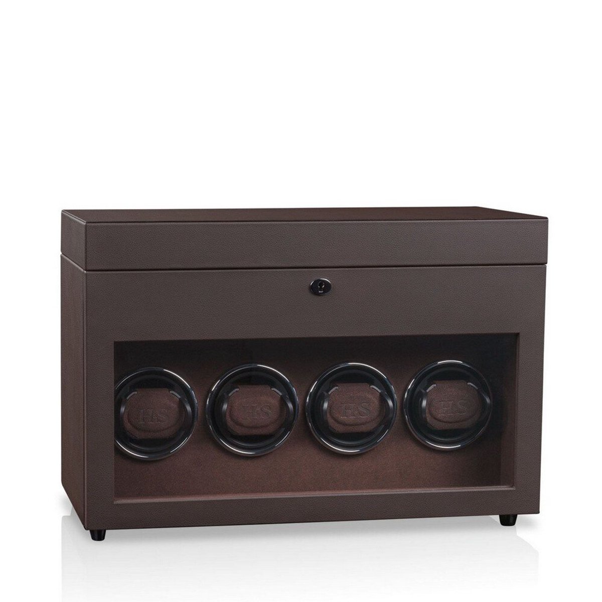 Heisse Söhne - 70019-205.141.141 - Horlogeopwinder - voor 4 Horloges - Vancouver - Bruin