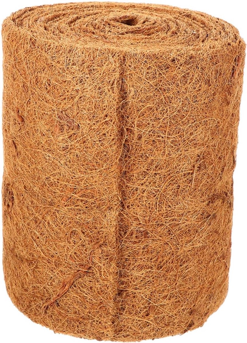 Reptielen Kokosmat - Terrarium Bodembedekking - Natuurlijk Leefgebied - Ademend En Herbruikbaar - 200x50cm - Natuurlijk Bruin