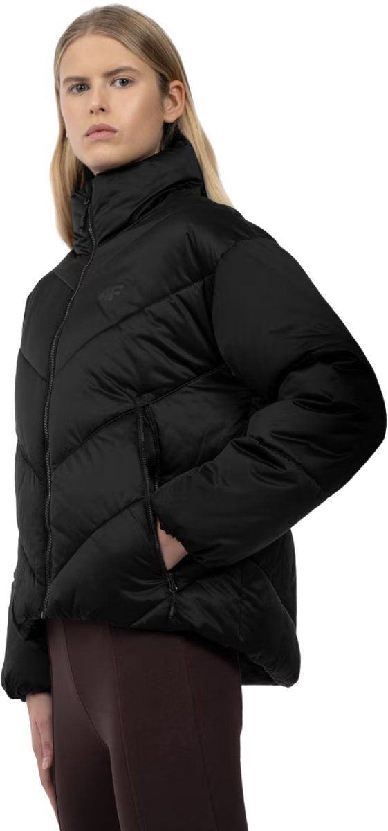 4F Jas Dames Zwart - Maat XL