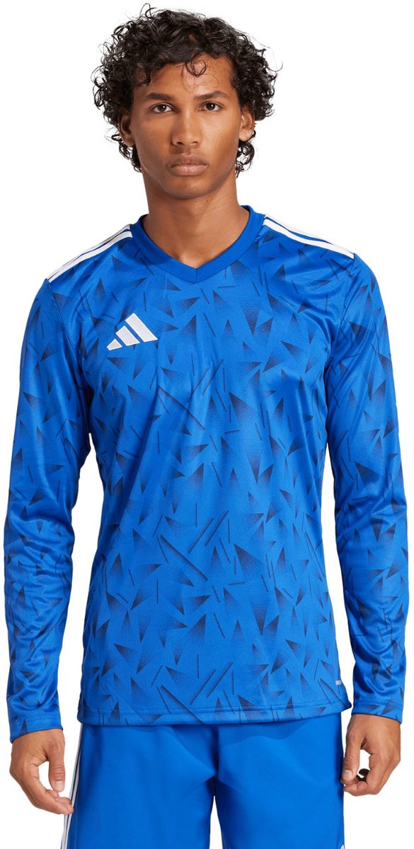 adidas T-shirt Heren Team Icon 25 Jersey Long Sleeve Blauw - Maat S