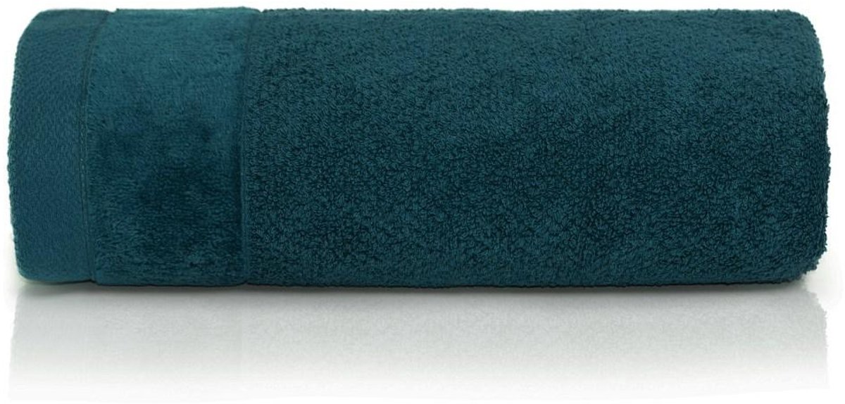 Detexpol Vito Serie - Handdoek - 50x90 cm - Donker Turkoois - 550 g/m2