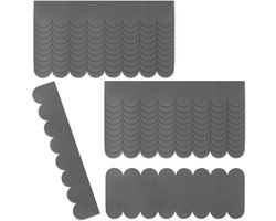 Zelfklevend Dakvilt - Dakshingles Dakpannen - Kleine Daken Bedekken - Waterdicht Weerbestendig - 21-delig - Grijs