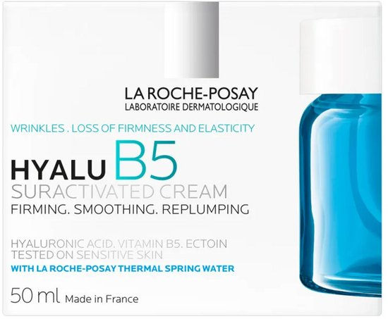 La Roche-Posay Hyalu B5 Suractivated Cream. 50 ml. Gemaakt in Frankrijk.