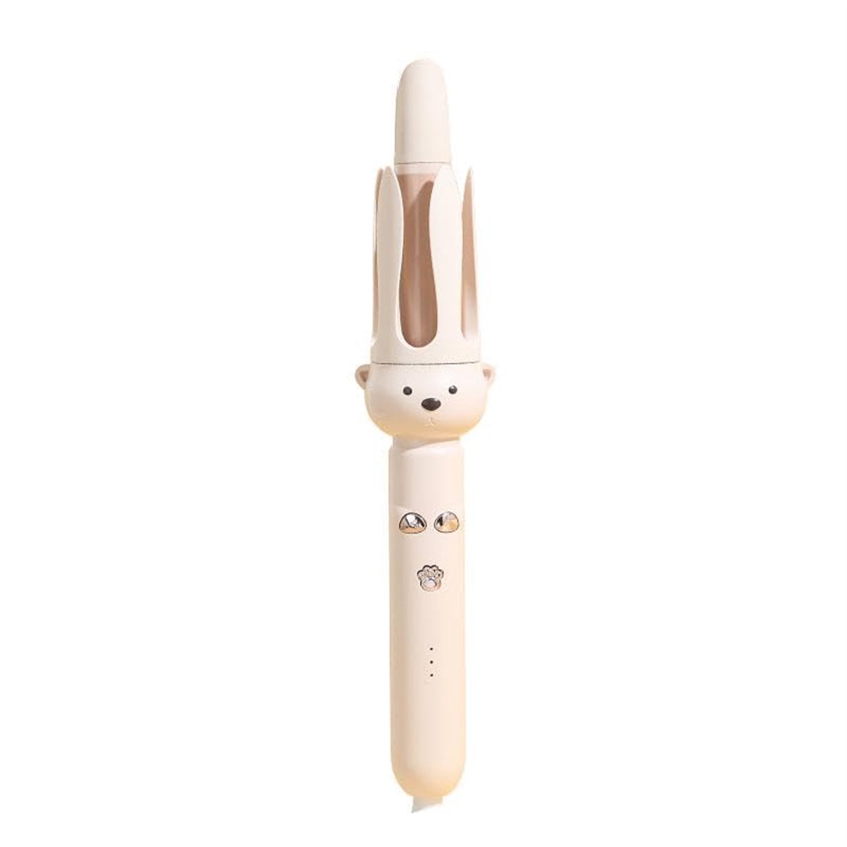 QTTVBTNA -Automatische Krultang – Curling Iron - 3 temperatuurstanden - Keramische Krultang - Curling Iron - Golvenkrultang - Krulborstel Roterend - Anti-verbranding - Haarkrultang - Haarkruller Automatisch - Wave Krultang - Goud
