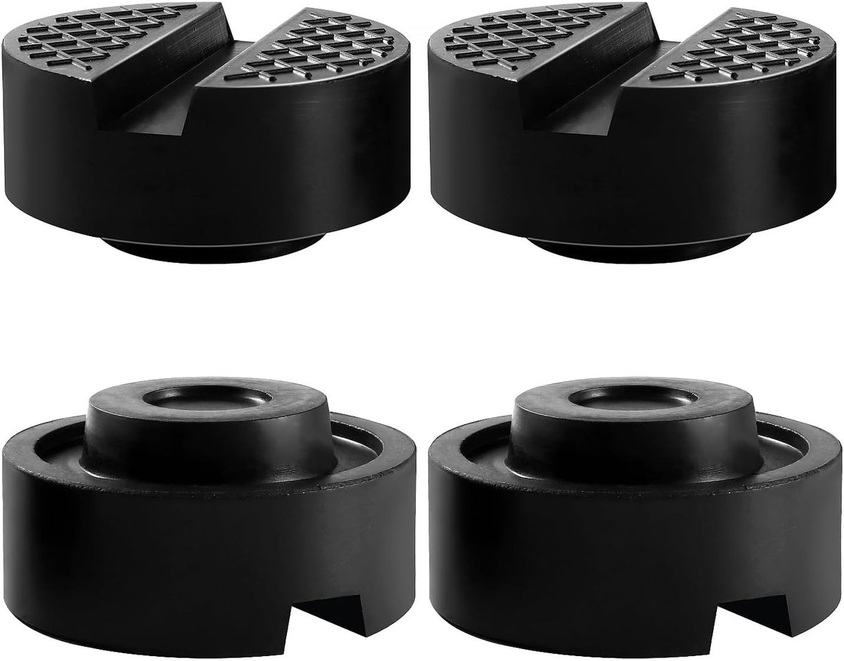 Universele Rubber Jack Pad - 4 Stuks voor Auto Veiligheid en Bescherming