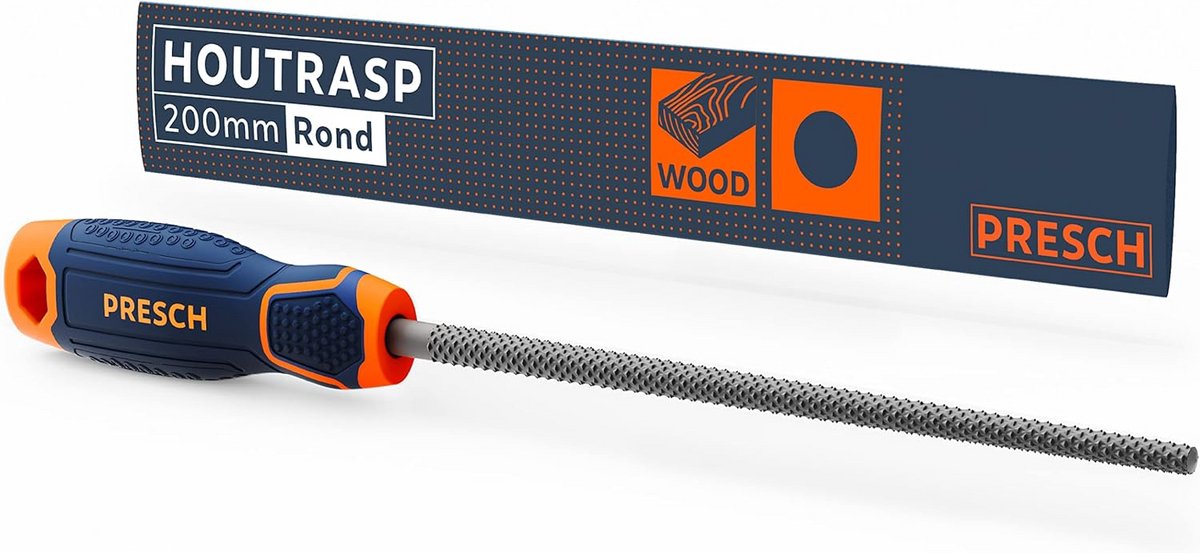 Ronde Houten Rasp 200 mm - Professionele Rasp voor Houtbewerking