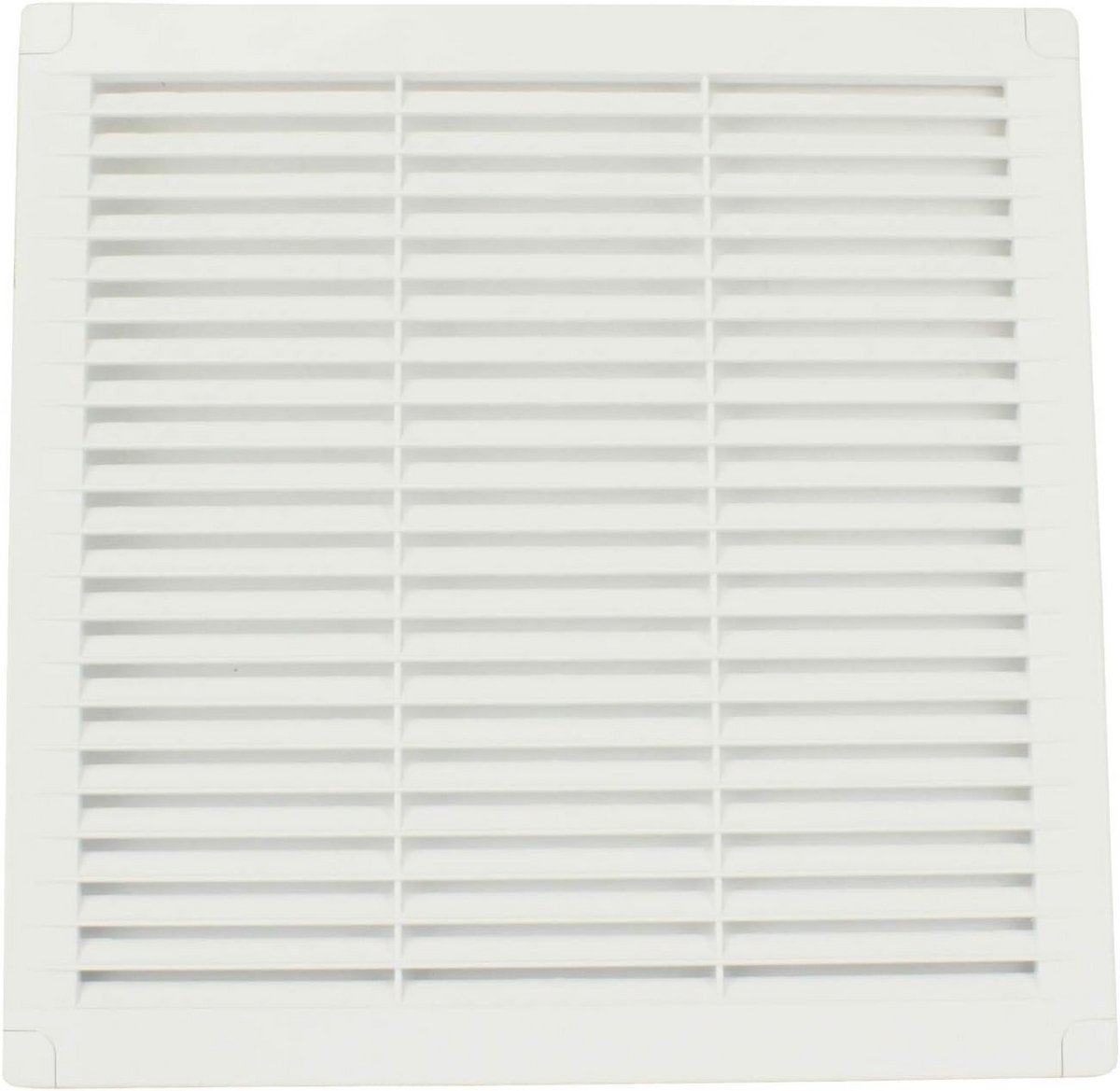 Ventilatierooster Hoekig 250 x 250 mm - Lamellenrooster voor Ventilatie