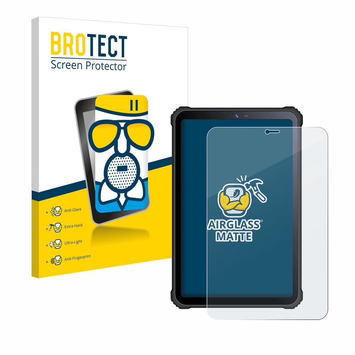 BROTECT - Screenprotector voor Oukitel RT3 - Folie Beschermfolie Beschermglas matte