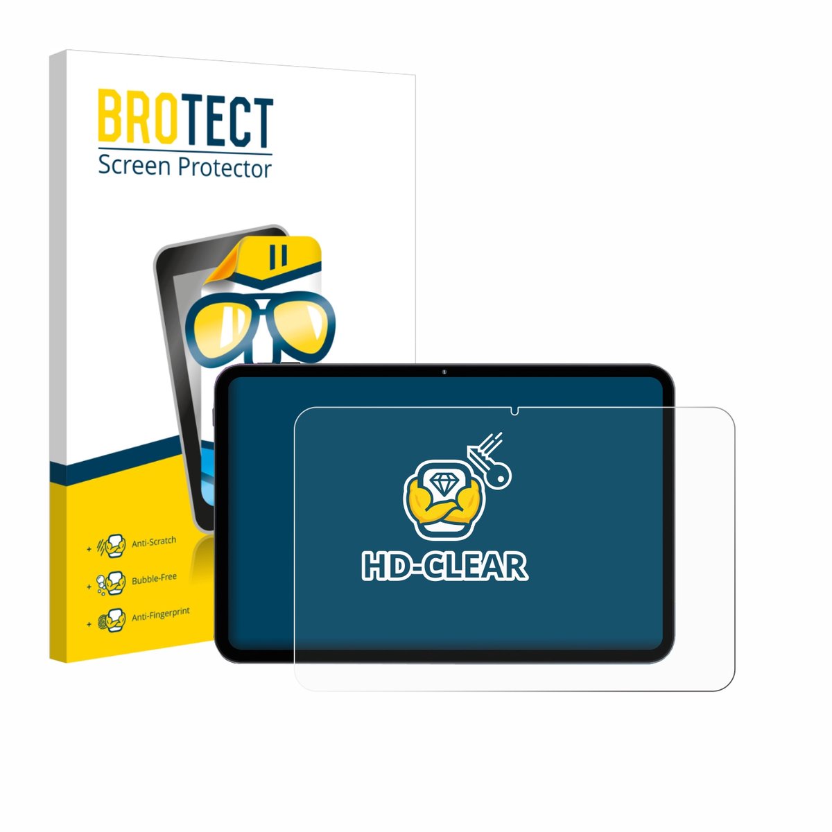 BROTECT - Screenprotector voor VekfulPC T60 Pro 13.4" - Folie Beschermfolie transparant