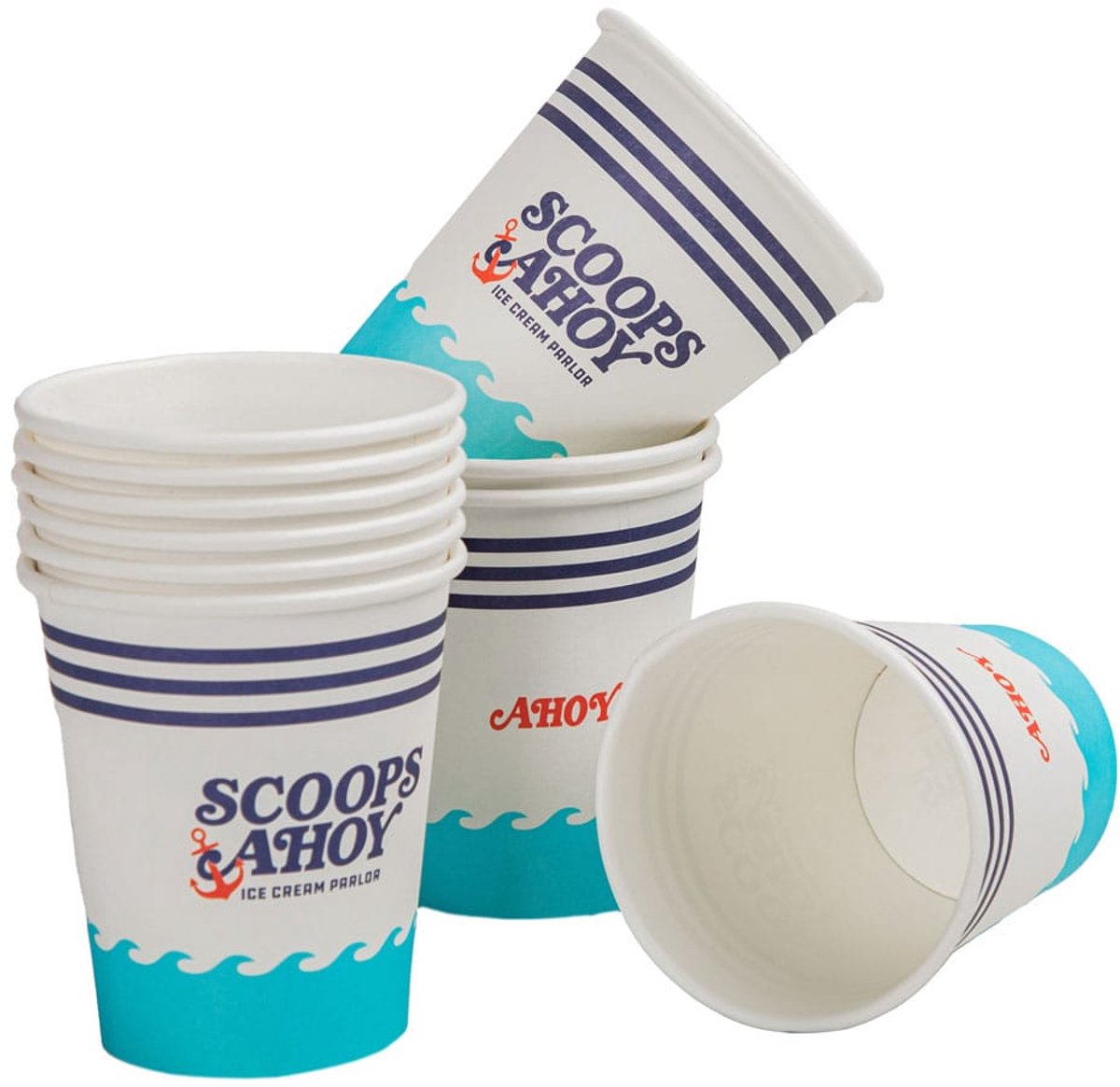 Stranger Things Set of 24 Paper Cups Scoops Ahoy