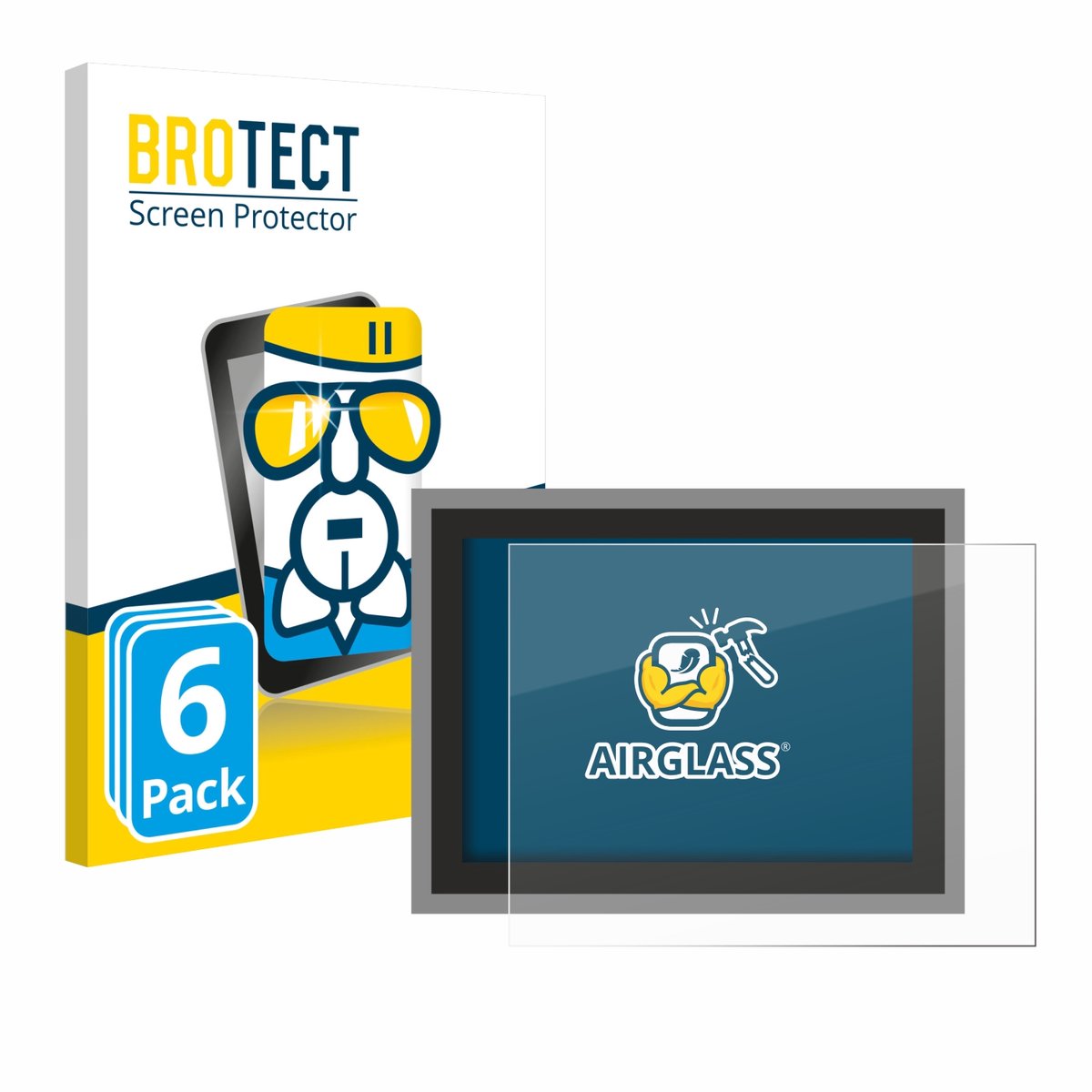 Screenprotector 6 Stuks voor Megger MFT-X1 Beschermglas transparant