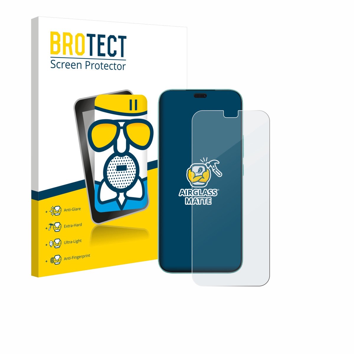 BROTECT - Screenprotector voor Honor 400 Lite - Folie Beschermfolie Beschermglas matte