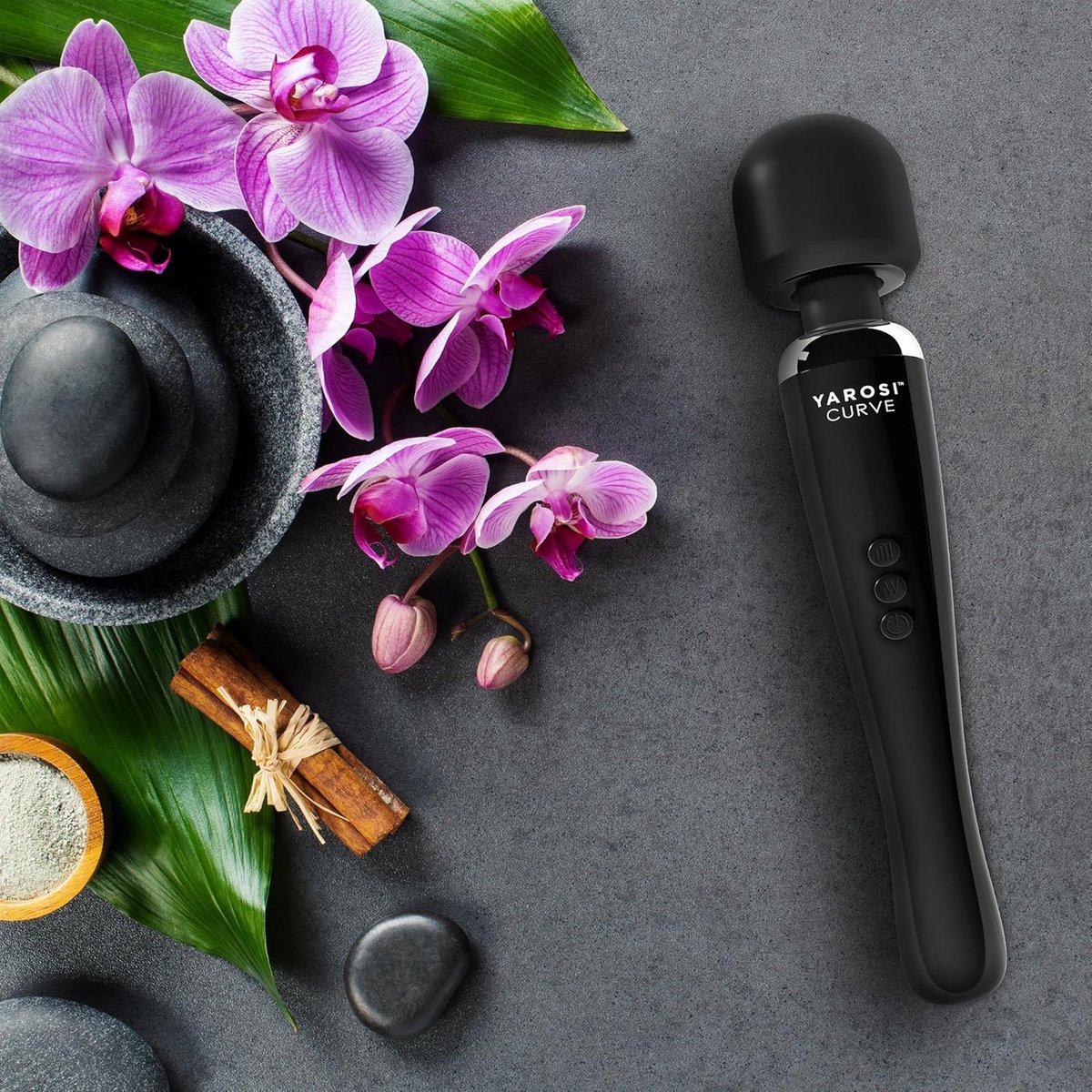 MELVRA Massagestaaf Draadloos met 8 Snelheden en 20 Patronen - afbeelding 2