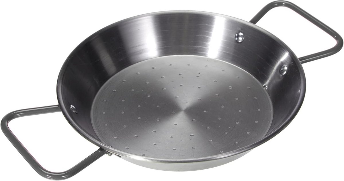 Klassieke IJzeren Paella Pan 20 cm - Ideaal voor Authentieke Paella