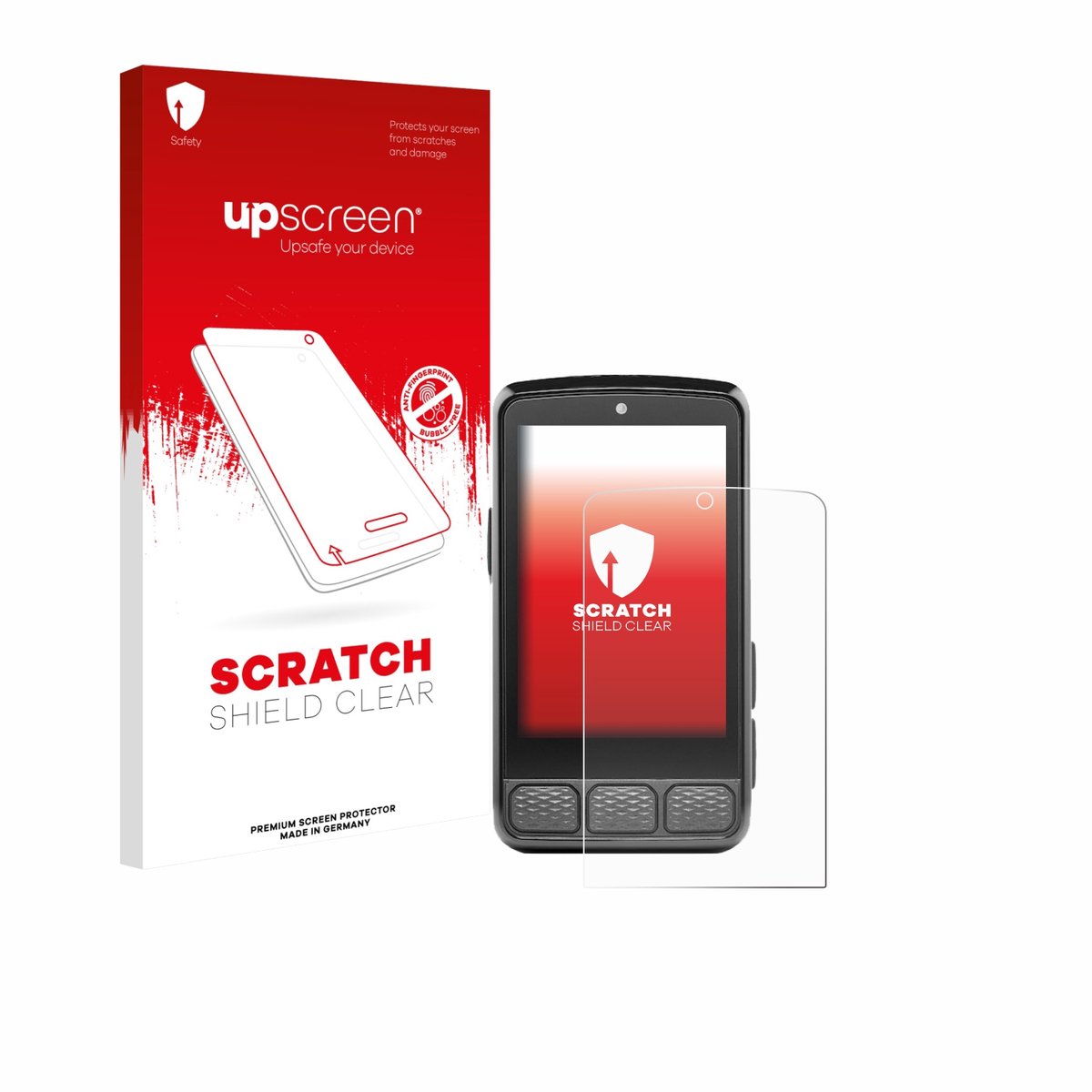 upscreen - Screenprotector voor Wahoo Elemnt Roam 3 - Folie Beschermfolie transparant