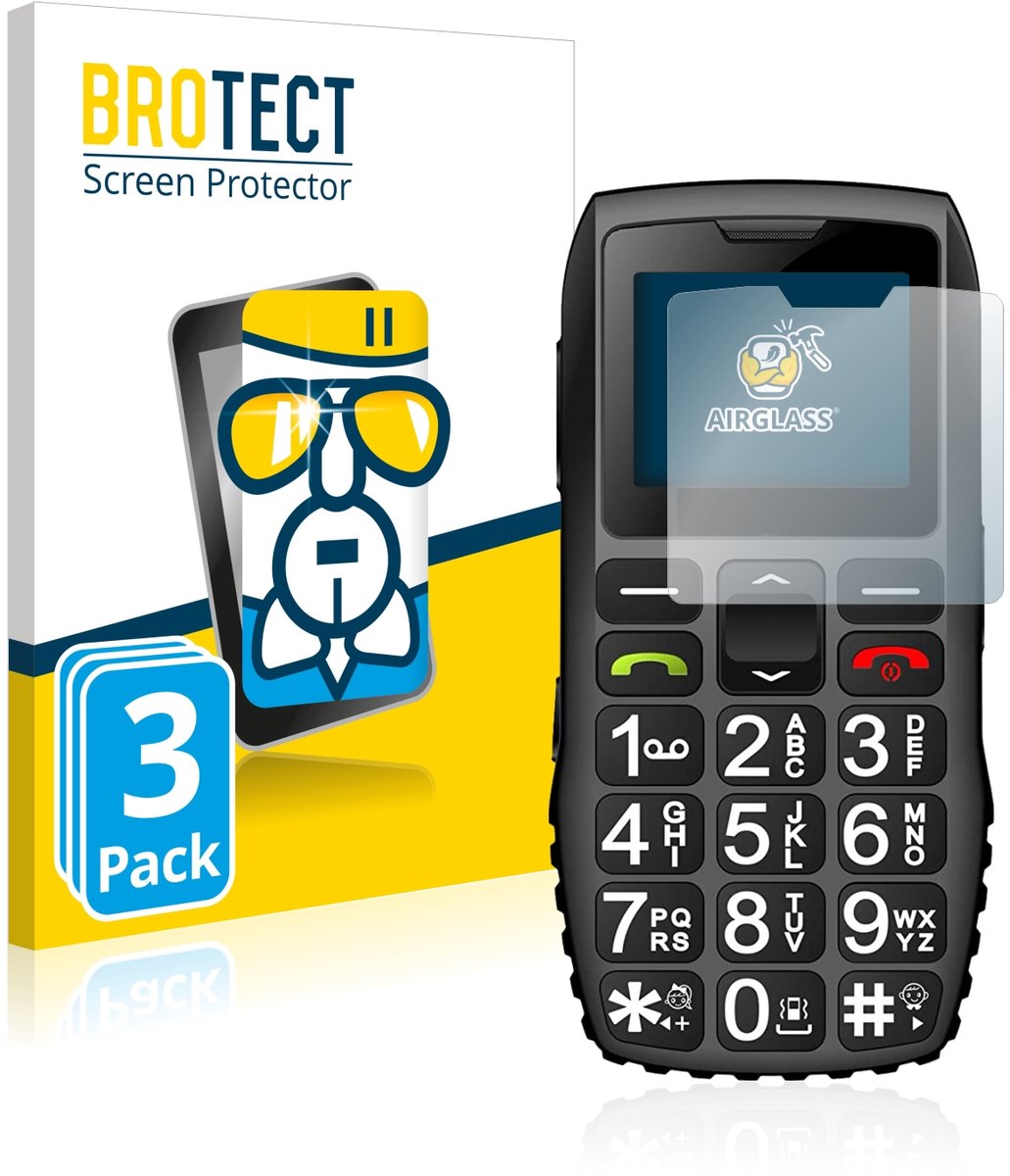 Screenprotector 3 Stuks voor artfone C1 + Beschermglas transparant