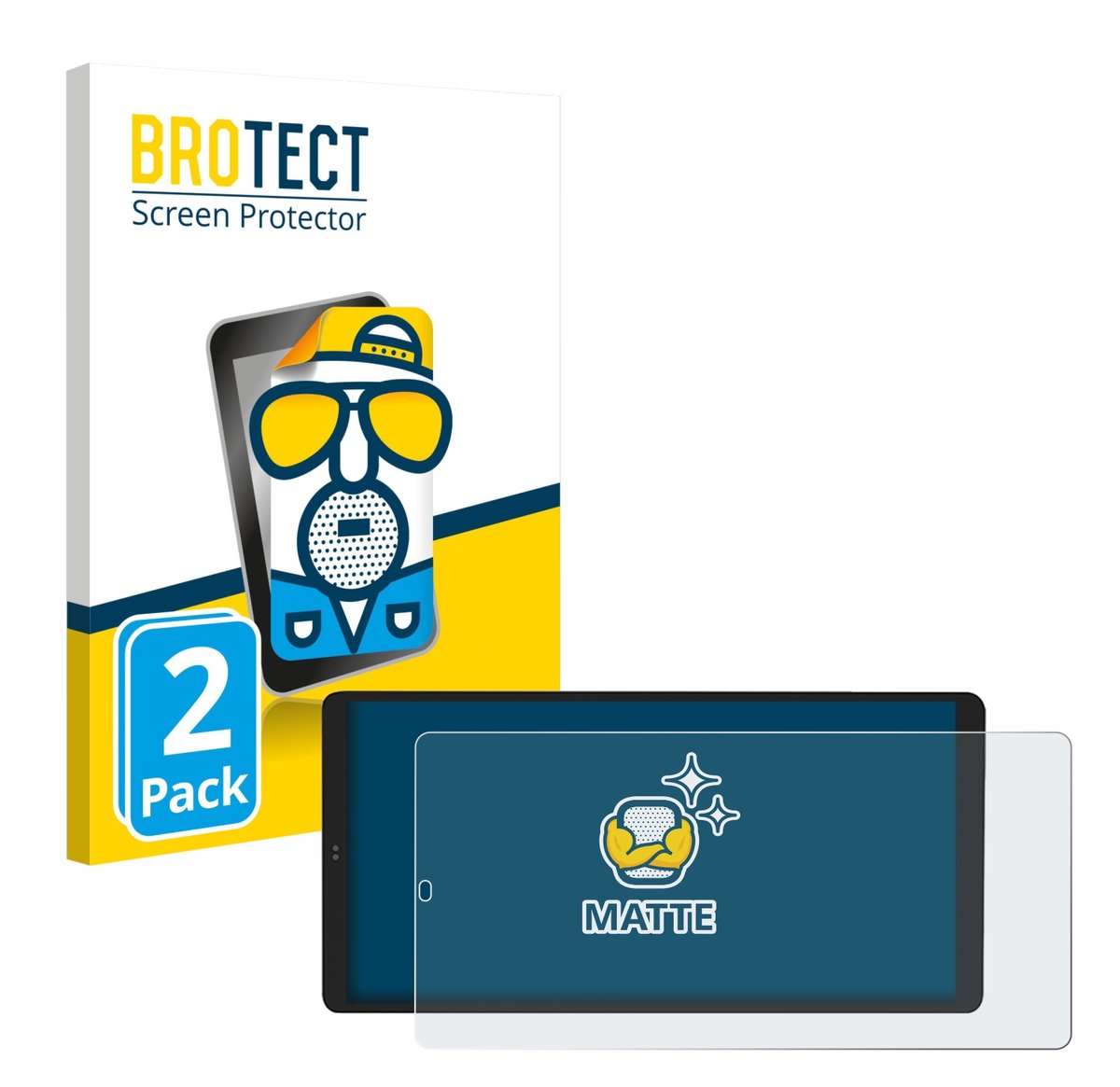 BROTECT - Screenprotector voor Shelly Wall Display X2 - Folie Beschermfolie matte 2 Stuks