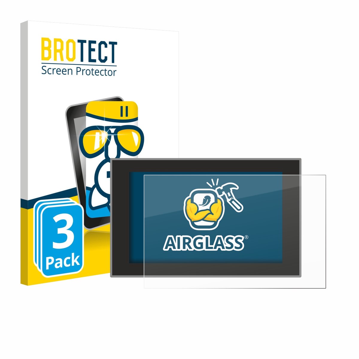 Screenprotector 3 Stuks voor Dacia Bigster 2025 10" Beschermglas transparant