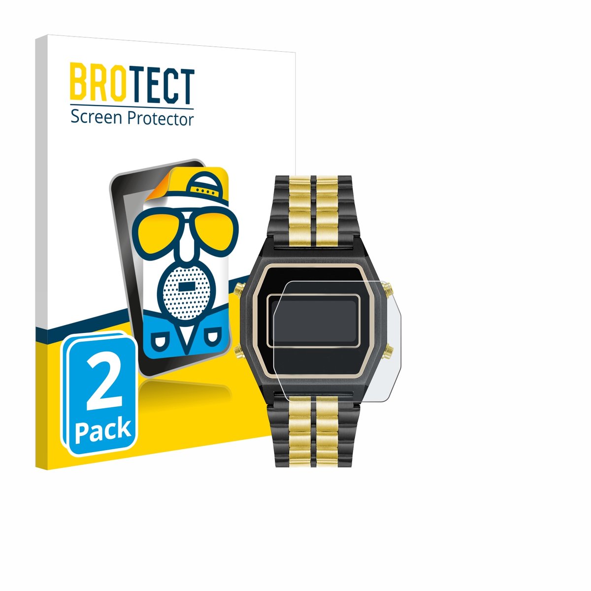 BROTECT - Screenprotector voor Armitron Rubik - Folie Beschermfolie matte 2 Stuks