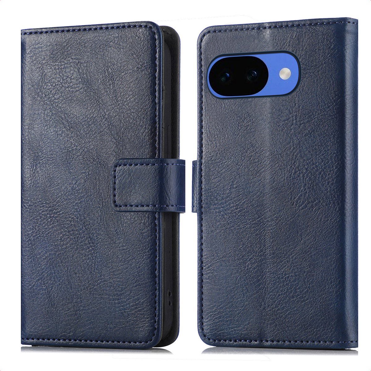 imoshion Hoesje - Geschikt voor Google Pixel 10a - Luxe Bookcase - Donkerblauw