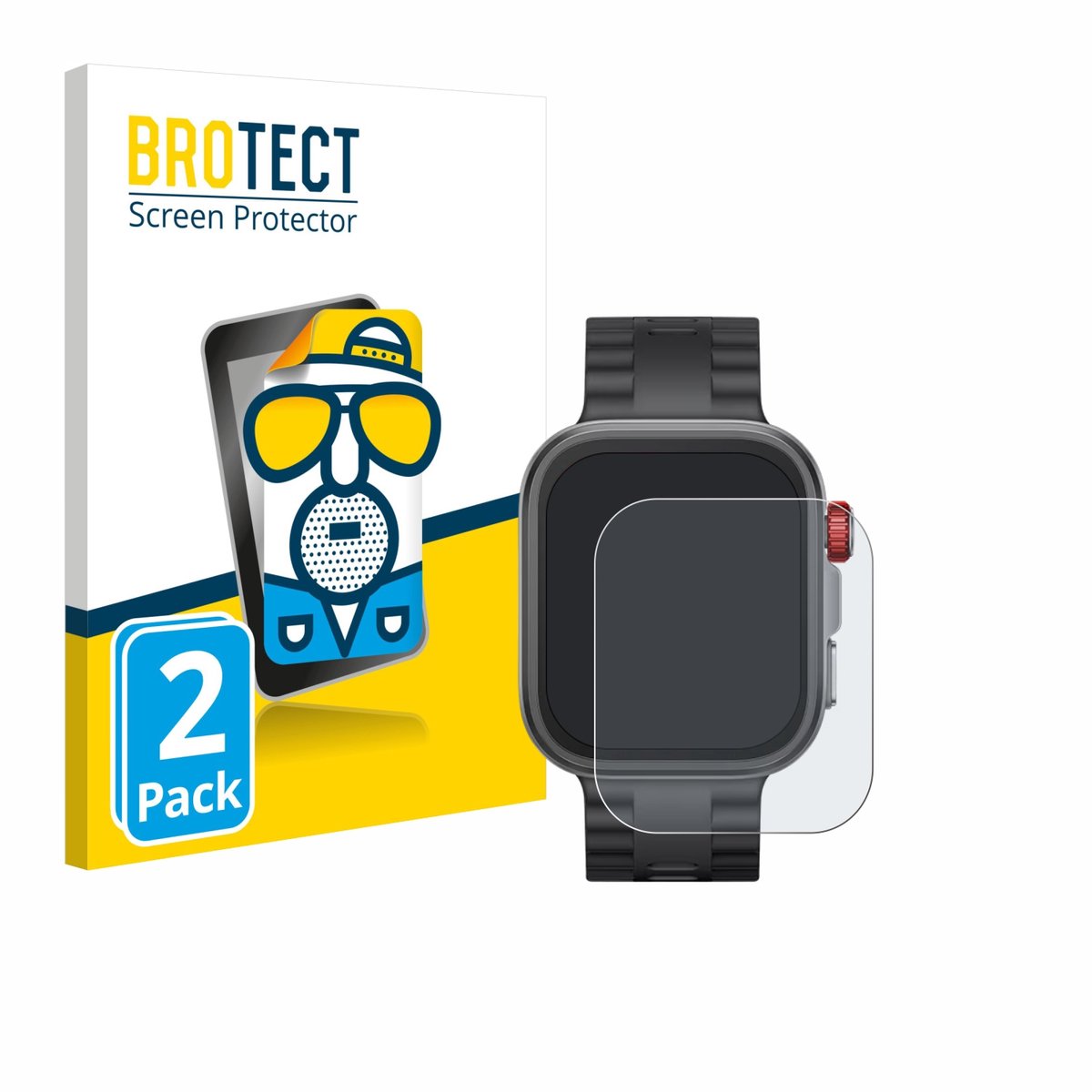 BROTECT - Screenprotector voor Huawei Watch Fit 4 Pro - Folie Beschermfolie matte 2 Stuks