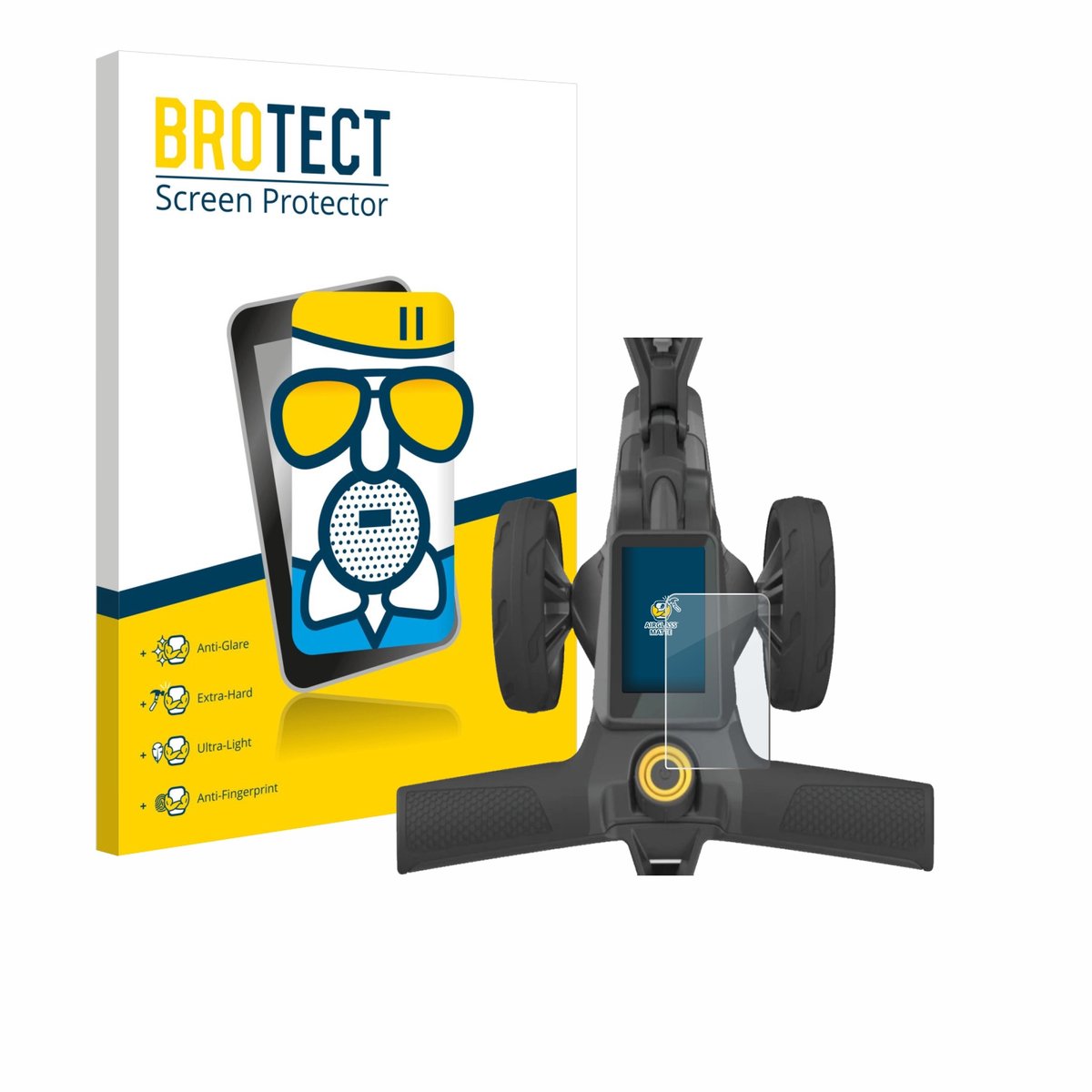 BROTECT - Screenprotector voor PowaKaddy CT10 - Folie Beschermfolie Beschermglas matte