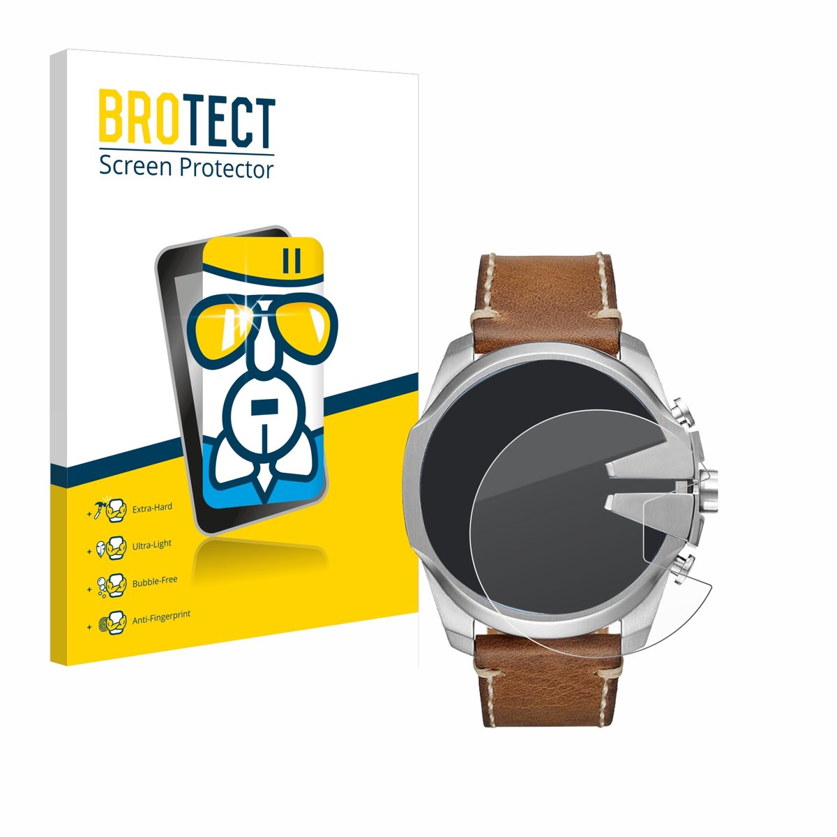 Screenprotector voor Diesel Mega Chief Beschermglas transparant