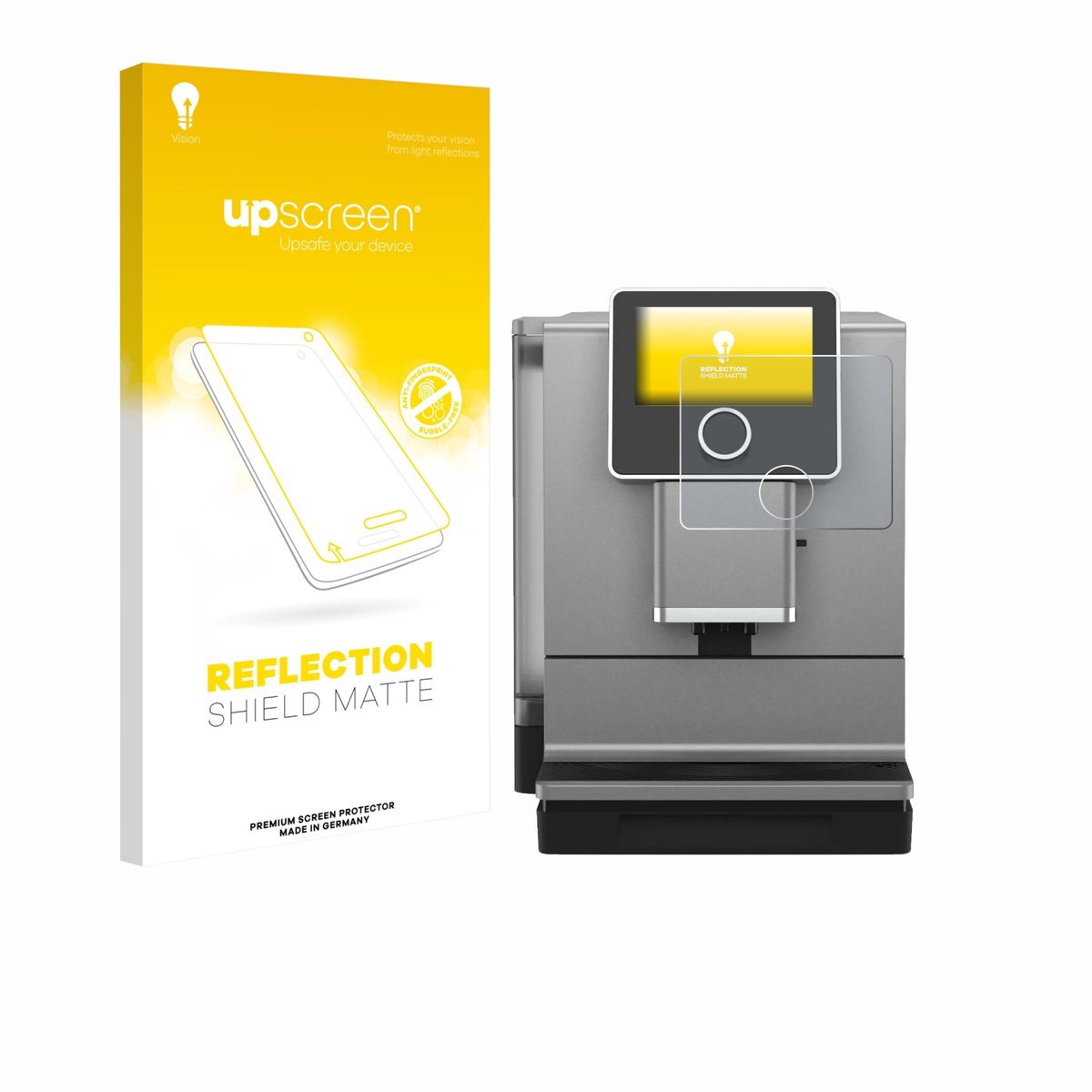 upscreen - Screenprotector voor Nivona NICR 970 - Folie Beschermfolie anti glare matte
