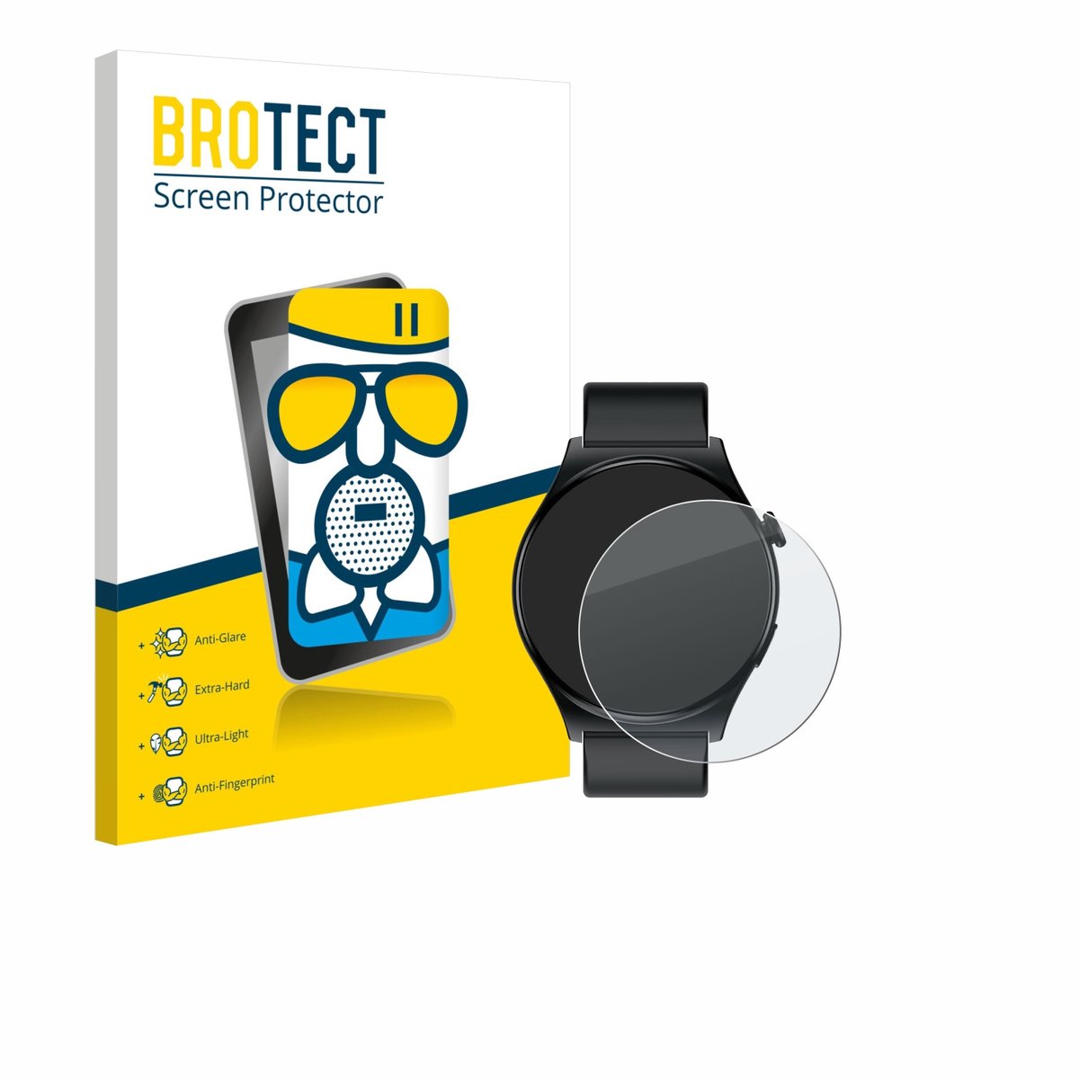 BROTECT - Screenprotector voor Infinix XWATCH XW3E - Folie Beschermfolie Beschermglas matte