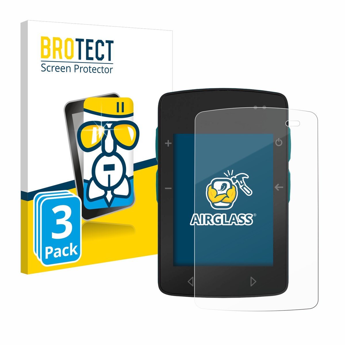 Screenprotector 3 Stuks voor TwoNav Roc Beschermglas transparant