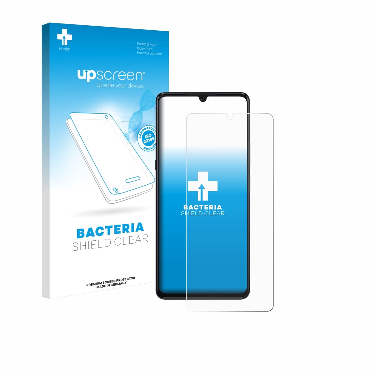upscreen - Screenprotector voor Cubot X100 - Folie Beschermfolie transparant antibacterieel