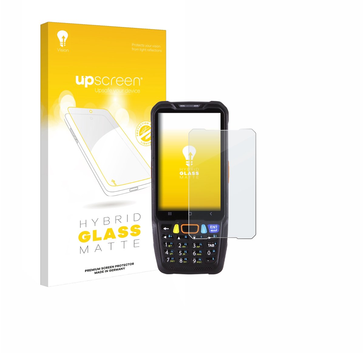 upscreen - Screenprotector voor Point Mobile PM68 - Folie Beschermfolie Beschermglas matte