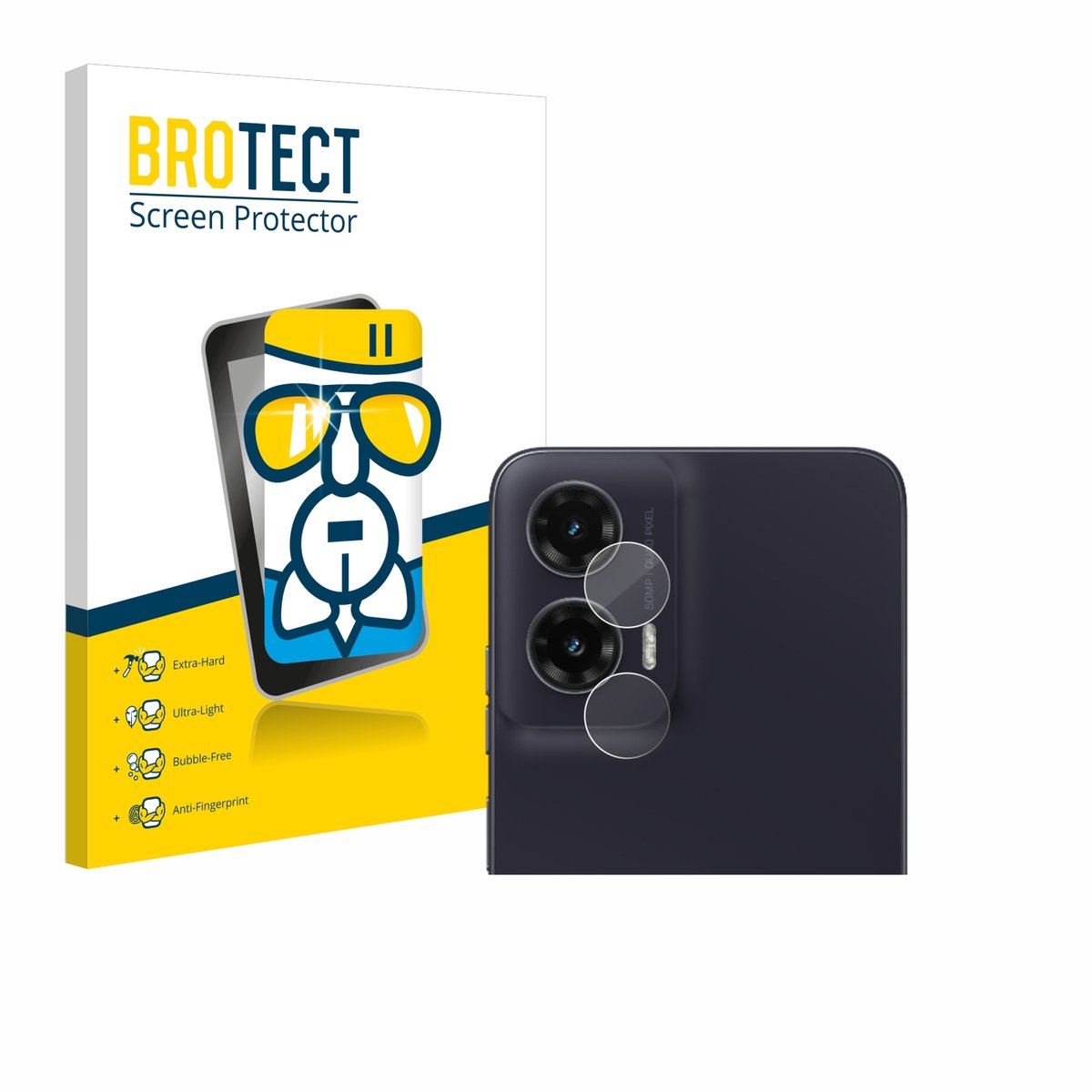 Screenprotector voor Motorola Moto G35 (ALLEEN Camera Lens) Beschermglas transparant