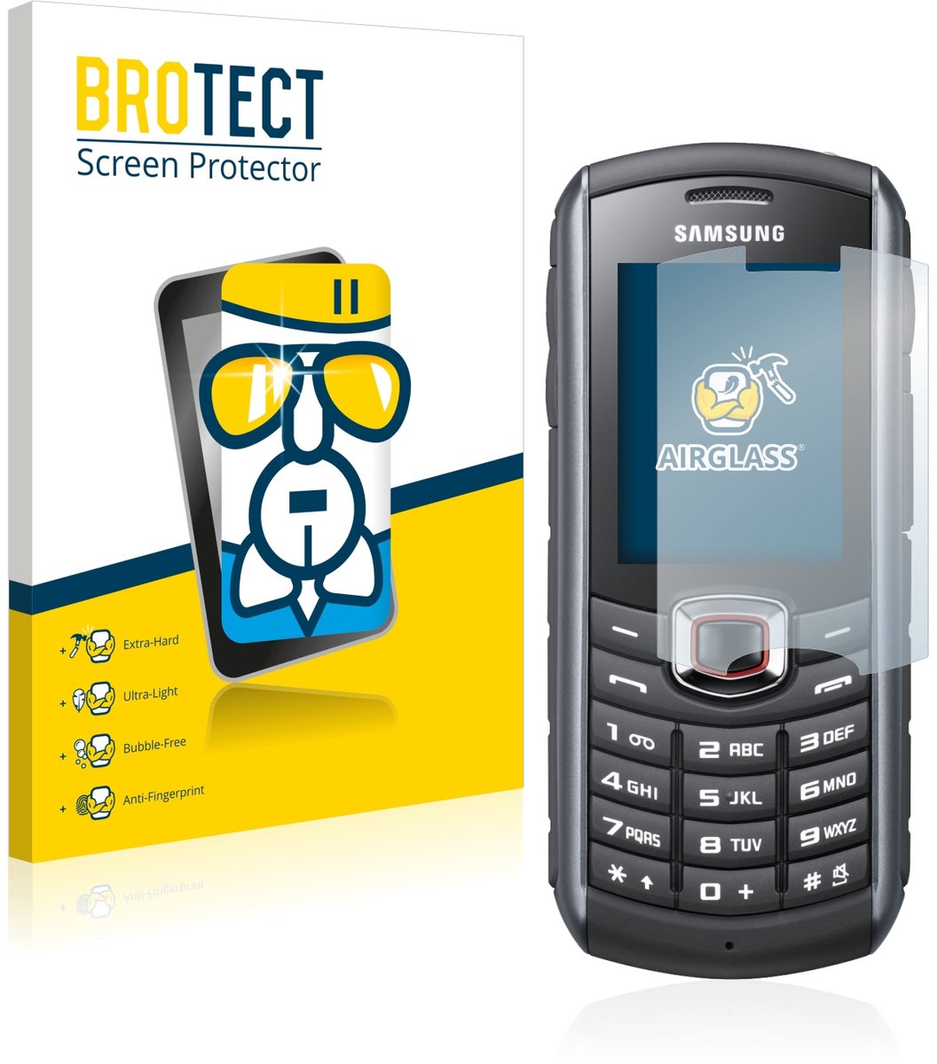 Screenprotector voor Samsung GT-B2710 Beschermglas transparant