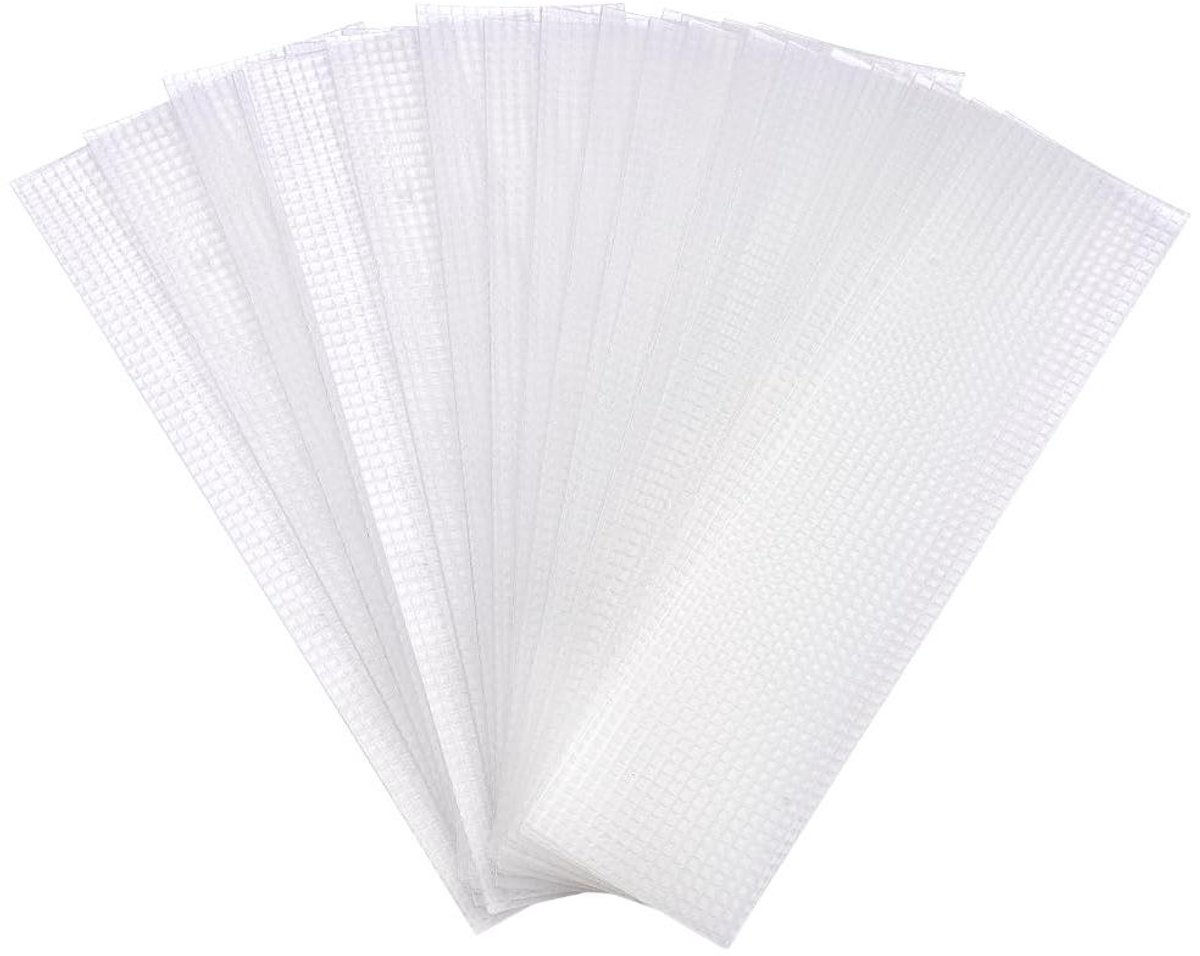 Allecto- Antislip Plakband - Kunststof - Transparant - Gripstrips - Meubels - Fitnessapparaten - 21 stuks - Thuis en Werkplaatsveiligheid - Trapdecoratie
