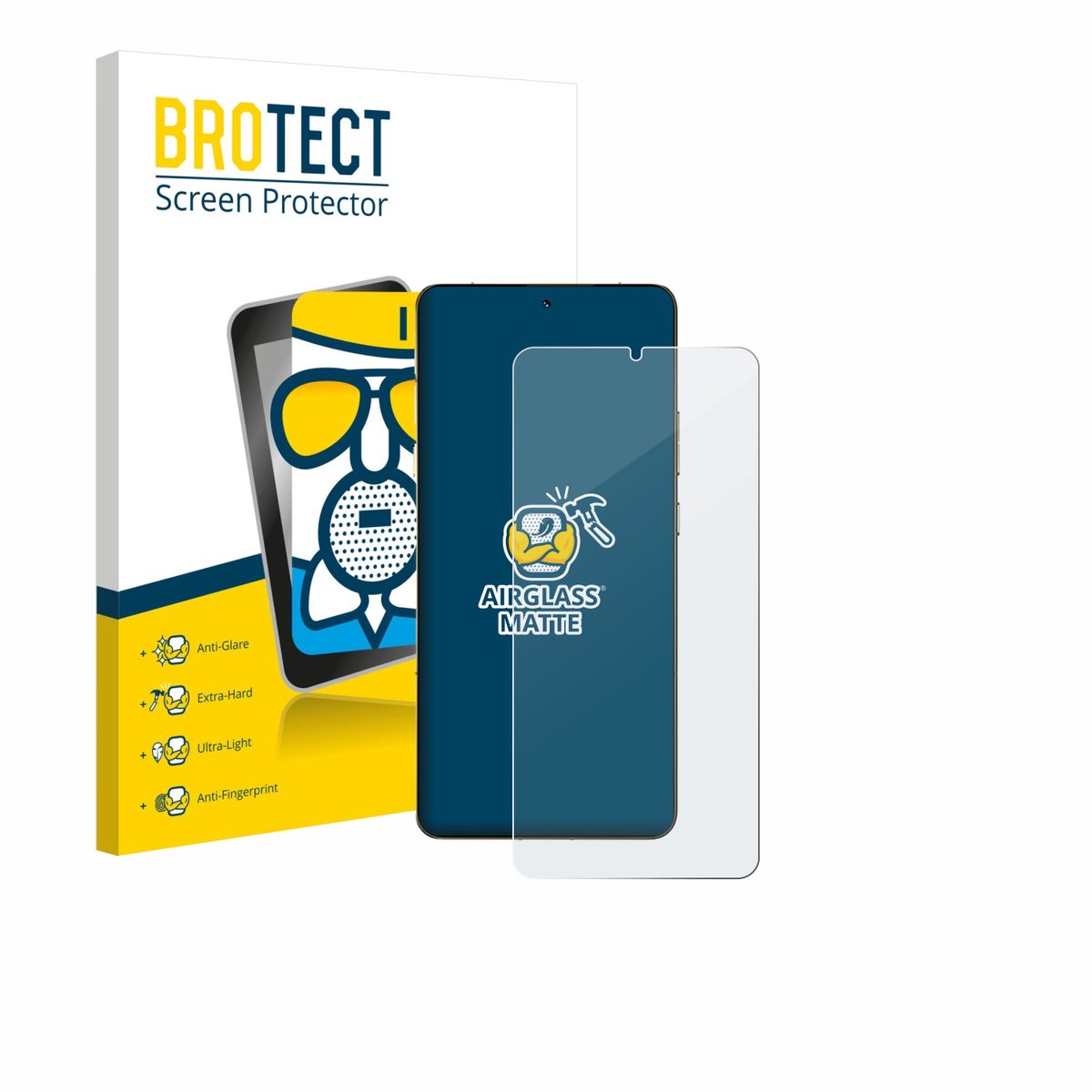 BROTECT - Screenprotector voor Motorola Signature - Folie Beschermfolie Beschermglas matte