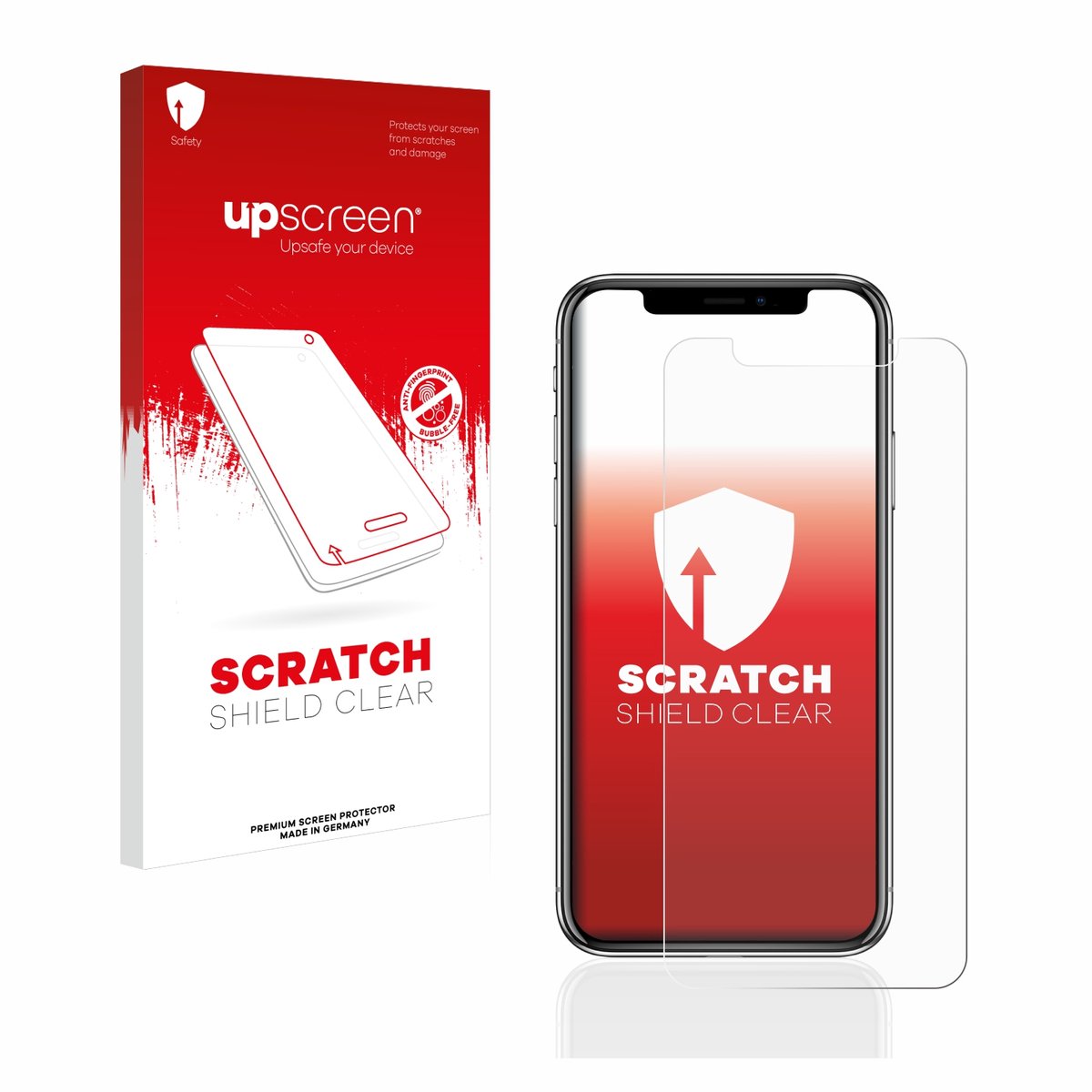 upscreen - Screenprotector voor Apple iPhone X / Xs / 11 Pro - Folie Beschermfolie transparant