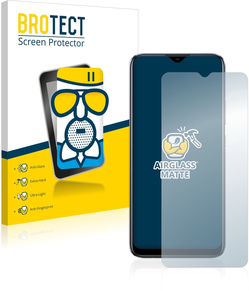 BROTECT - Screenprotector voor realme C11 2021 - Folie Beschermfolie Beschermglas matte