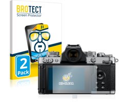 BROTECT - Screenprotector voor Nikon Z fc - Folie Beschermfolie transparant 2 Stuks