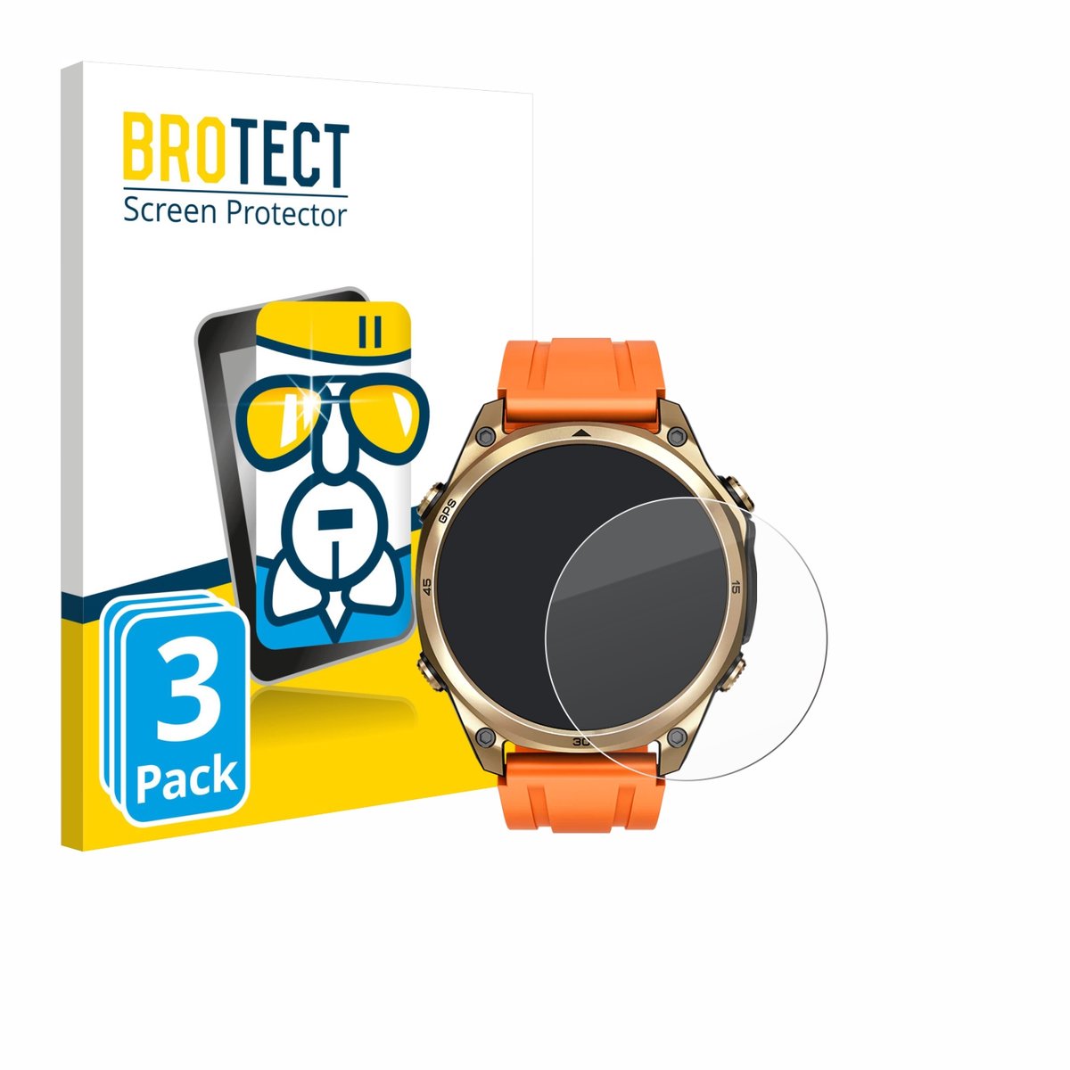 Screenprotector 3 Stuks voor Doogee Anywise W1 Beschermglas transparant