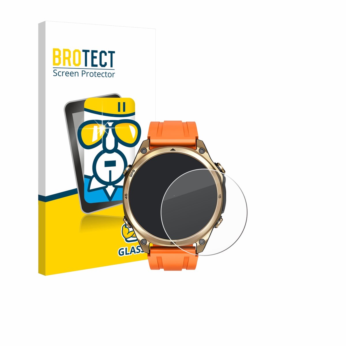 BROTECT - Glas Screenprotector voor Doogee Anywise W1 - Gehard Beschermglas 9H