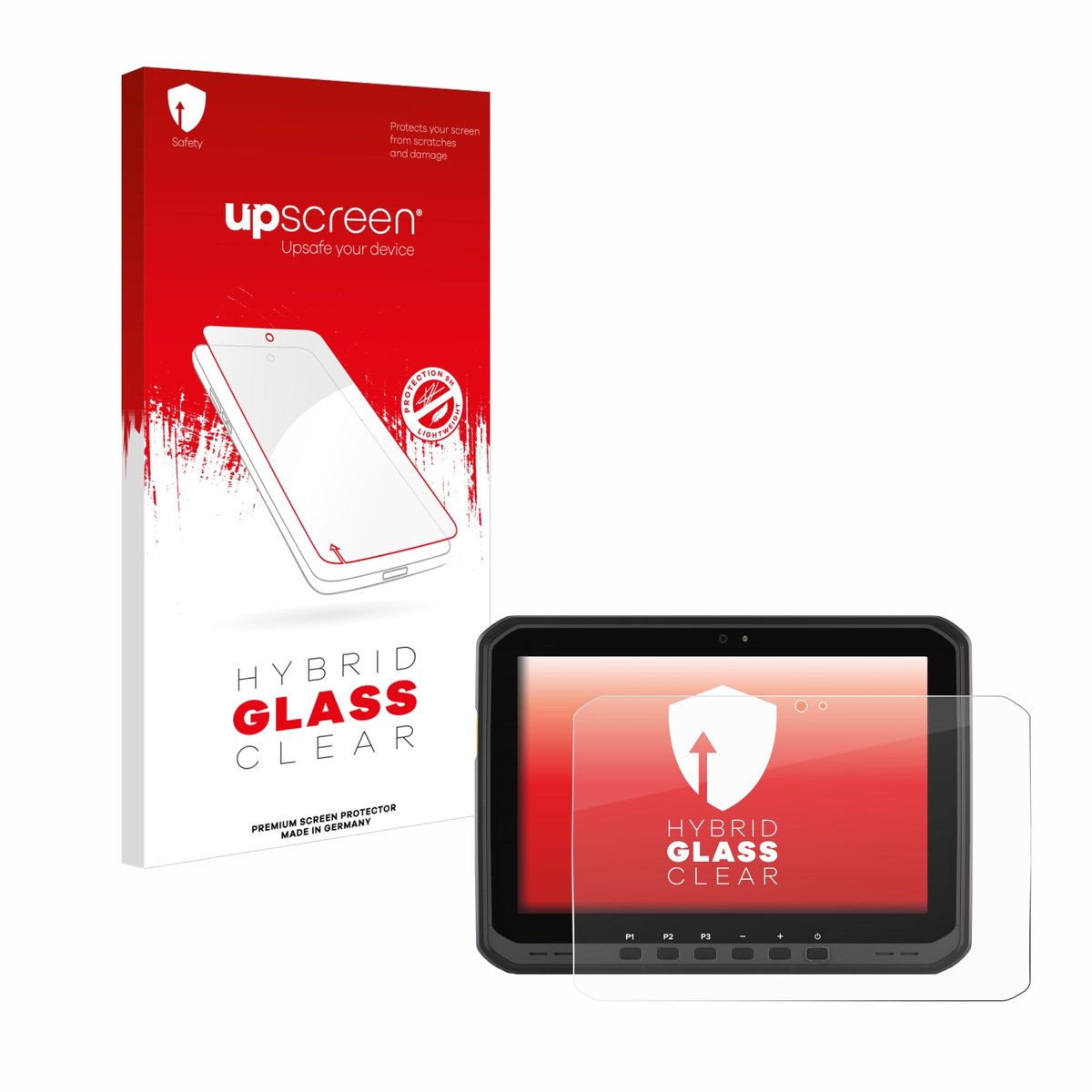 upscreen - Screenprotector voor Zebra ET60 - Folie Beschermfolie Beschermglas transparant