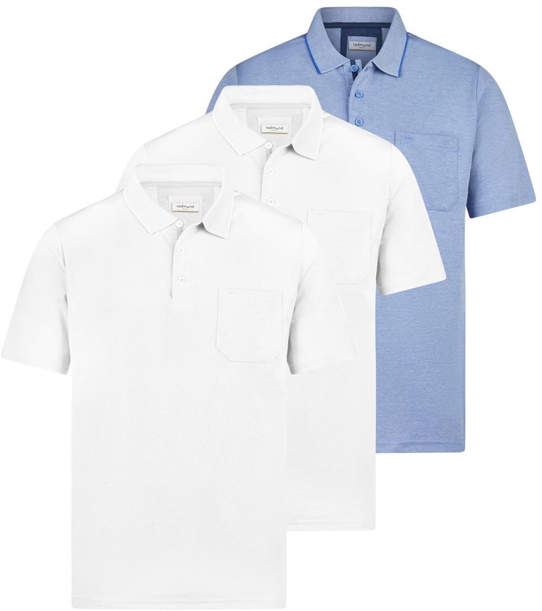 Redmond Heren poloshirt 3 pack Basic