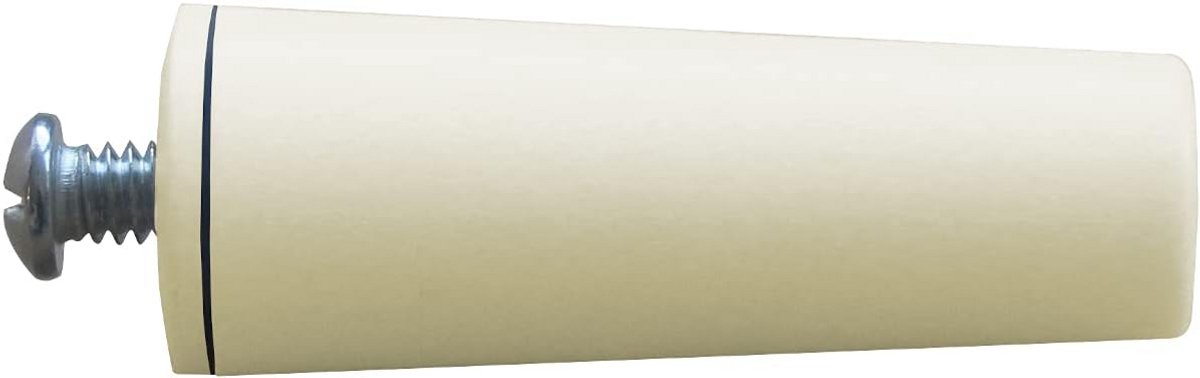 Set van 2 Beige Rolluik Stopnokken 22 x 60 mm voor Mini en Maxi Systemen