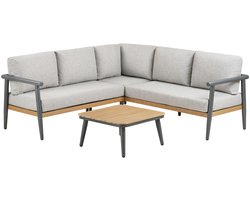 House Nordic Hoekloungeset Comillas - Antraciet/Grijs
