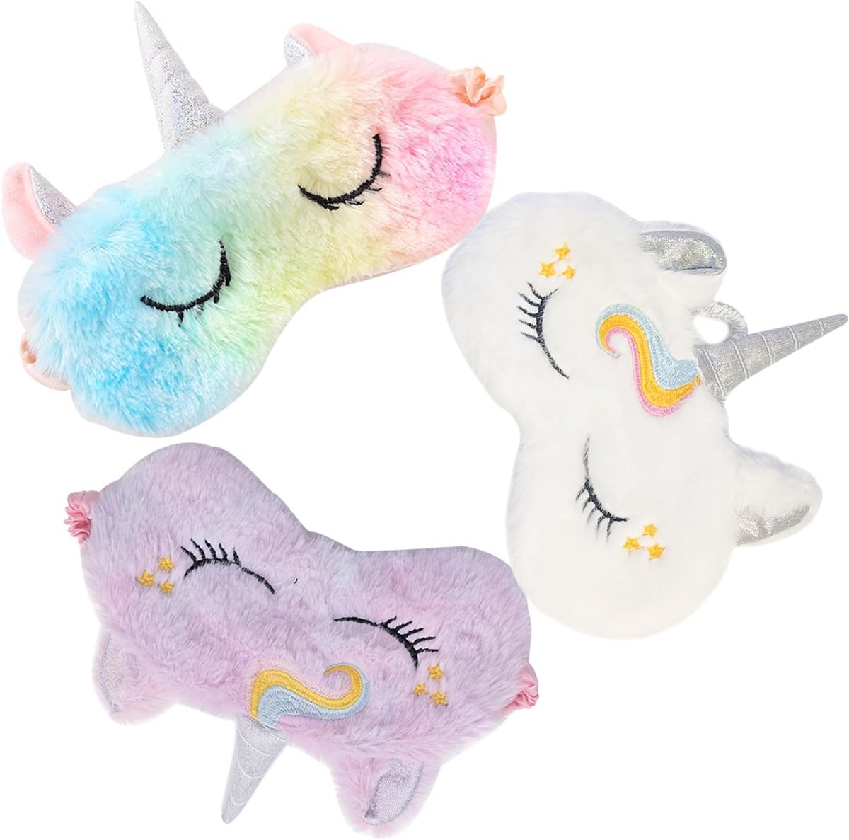 Schattige Pluche Slaapmaskers voor Kinderen en Volwassenen - Dierontwerpen voor Beste Slaap