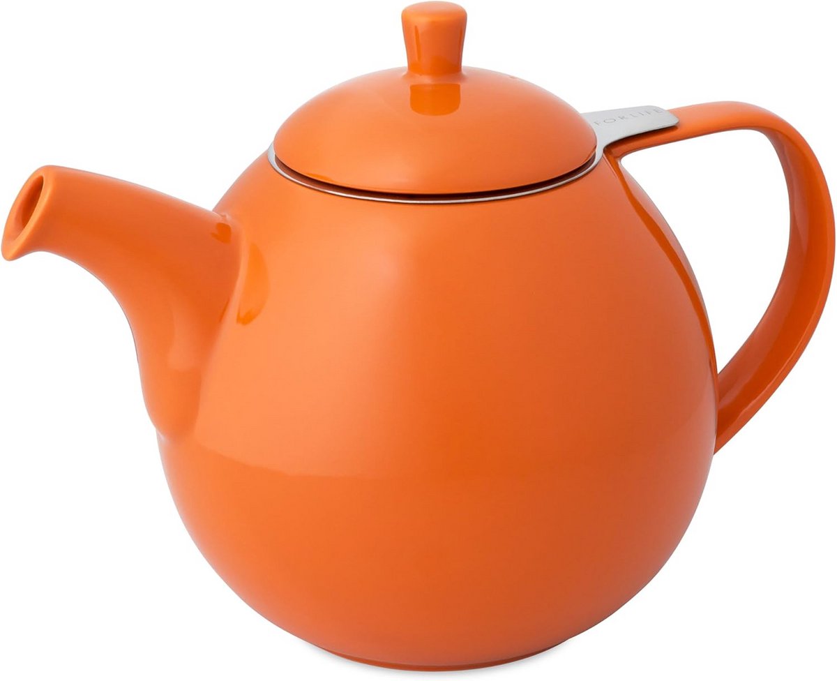 Curve Theepot met Ingeklemd RVS Zeef