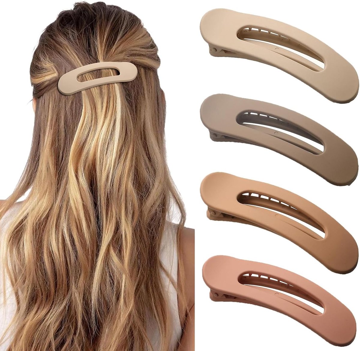 Haarklem Set - Entensnavel Clips - Haar Styling - Plat Ontwerp - 13 x 9.8 cm