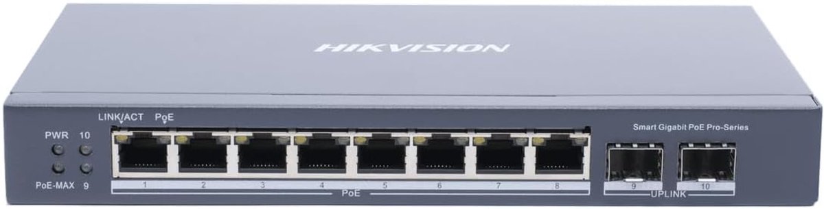 Netwerk Switch - Gigabit Ethernet - PoE Netwerk - Managed L2 - Zwart